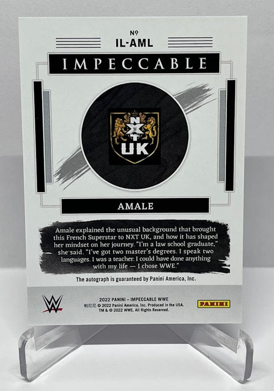 2022 Panini Impeccable WWE Illustrious Ink AMALE 87/99