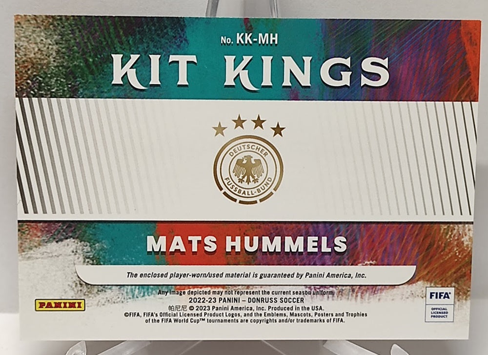 2022-23 Panini FIFA Donruss Kit Kings Mats Hummels Germany