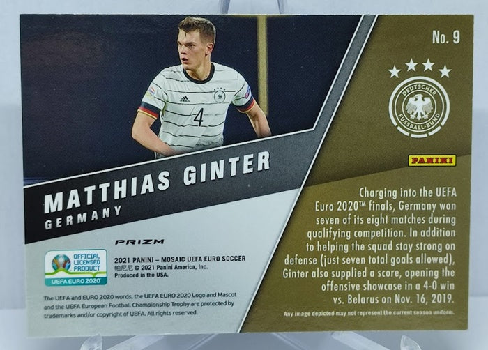 2021 Panini Mosaic UEFA Euro Prizm Montage Matthias Ginter #9