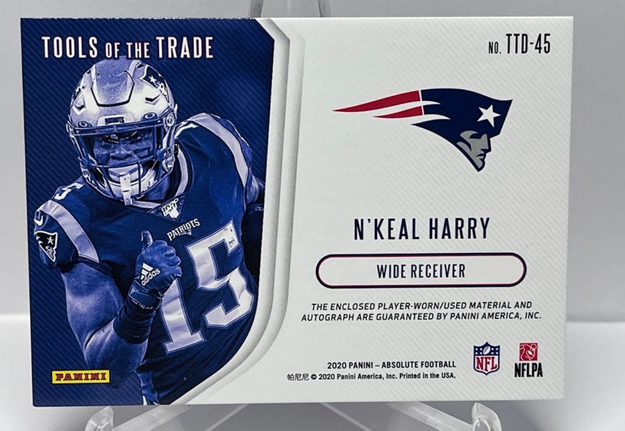 2020 Panini Absolute Tools of the Trade N'Keal Harry Patriots 28/49
