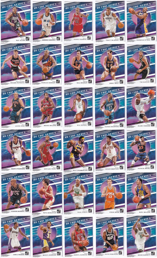 2020-21 Panini Donruss Retro Series Complete Set #1-30