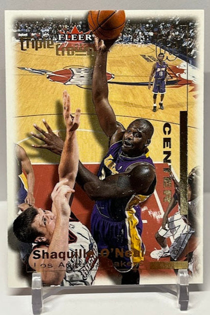 2000-01 Fleer Triple Crown Shaquille O'Neal Lakers #232