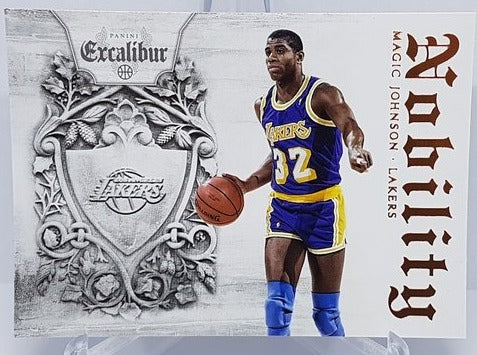 2014-15 Panini Excalibur Nobility Magic Johnson Lakers #26