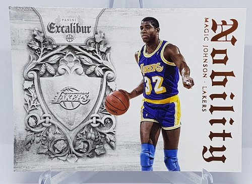 2014-15 Panini Excalibur Nobility Magic Johnson Lakers #26