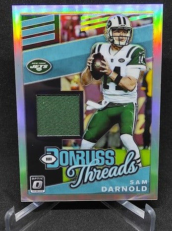 2019 Panini Donruss Optic Threads Prizm Sam Darnold Jets