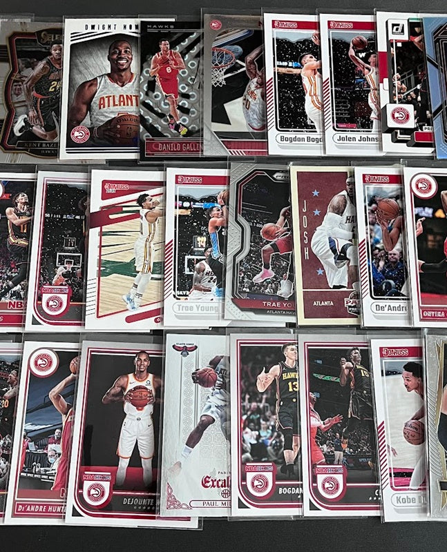 30 Card Team Lot ATLANTA HAWKS Rookies & Veterans A