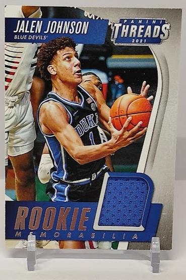 2021-22 Panini Chronicles Threads Draft Picks Jalen Johnson Devils