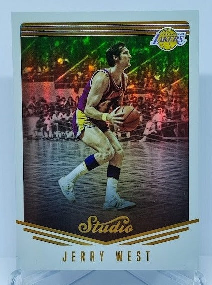 2016-17 Panini Studio Jerry West Los Angeles Lakers #64