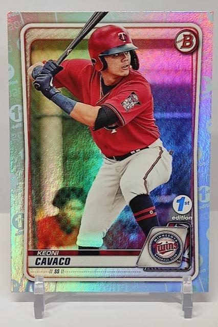 2020 Bowman 1st Edition Foil RC Keoni Cavaco Twins