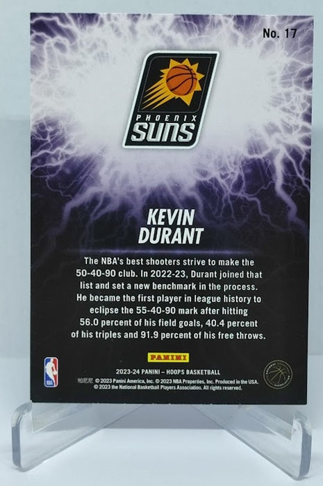 2023-24 Panini Hoops High Voltage Holo Kevin Durant Suns #17