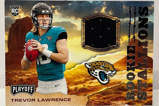 2021 Panini Playoff Rookie Stallions RC Trevor Lawrence Jaguars *4