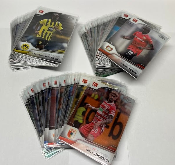 2022-23 Topps Chrome Bundesliga 100 Card Komplett Set 1-100 w RC