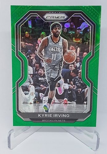 2020-21 Panini Prizm Green Prizm Kyrie Irving Nets #139