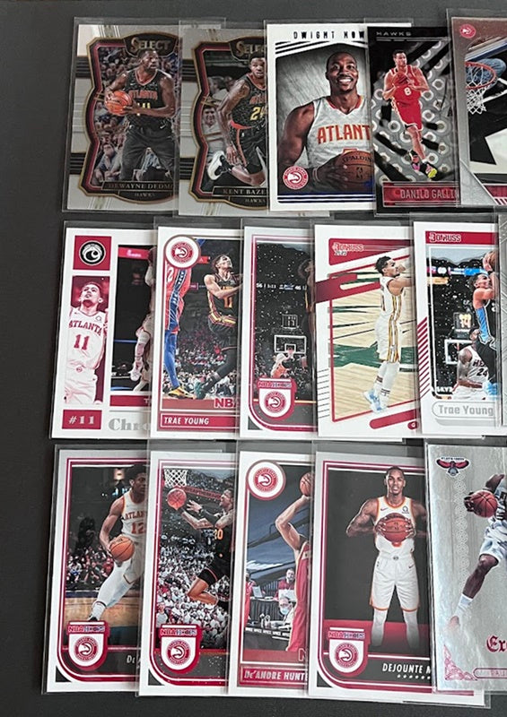 30 Card Team Lot ATLANTA HAWKS Rookies & Veterans A
