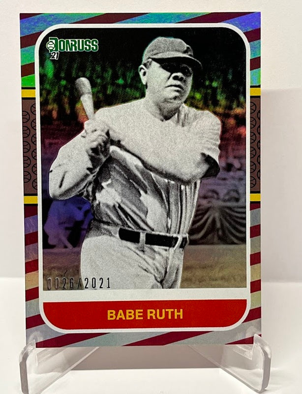 2021 Panini Donruss Babe Ruth New York 0026/2021 #228 *4