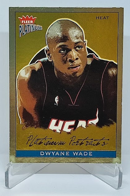 2003-04 Fleer Platinum Portraits RC Dwyane Wade Miami Heat