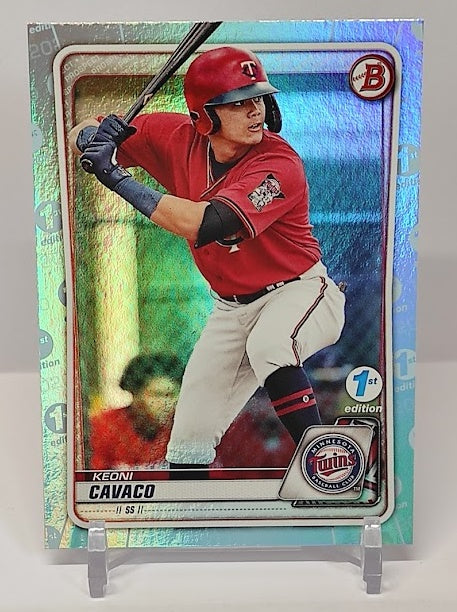 2020 Bowman 1st Edition Foil RC Keoni Cavaco Twins