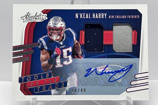 2020 Panini Absolute Tools of the Trade N'Keal Harry Patriots 28/49