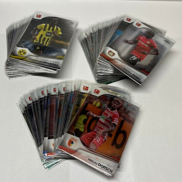 2022-23 Topps Chrome Bundesliga 100 Card Komplett Set 1-100 w RC