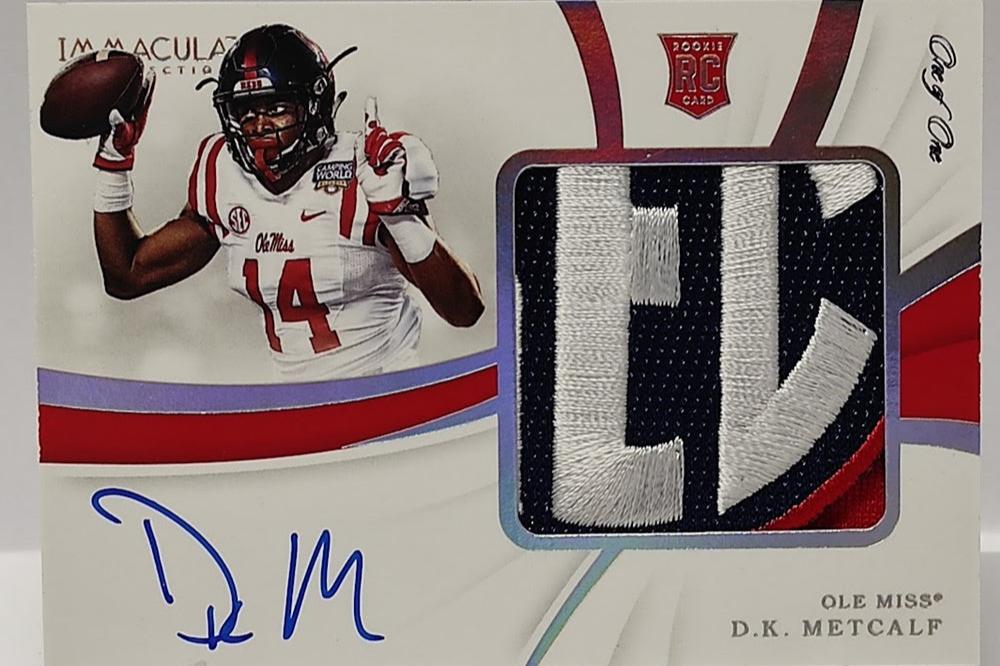 2019 Panini Immaculate RPA RC DK Metcalf Ole Miss 1/1 #142 *2