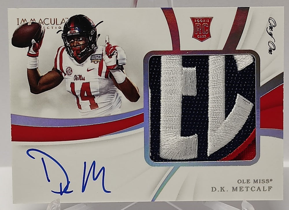 2019 Panini Immaculate RPA RC DK Metcalf Ole Miss 1/1 #142 *2