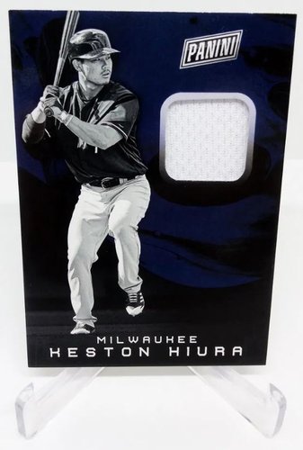 2019 Panini The National Jersey Keston Hiura Milwaukee