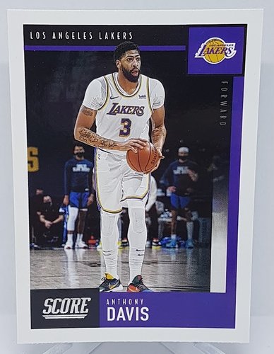 2020-21 Panini Chronicles Score Anthony Davis Lakers #601