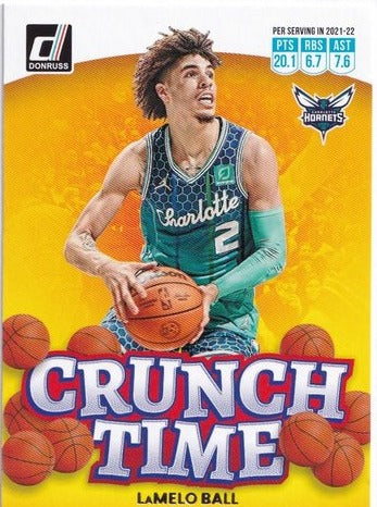 2022-23 Panini Donruss Crunch Time LaMelo Ball Hornets #6