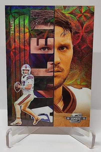 2021 Panini Contenders Optic Splitting Image Josh Allen Bills 21/25 *2