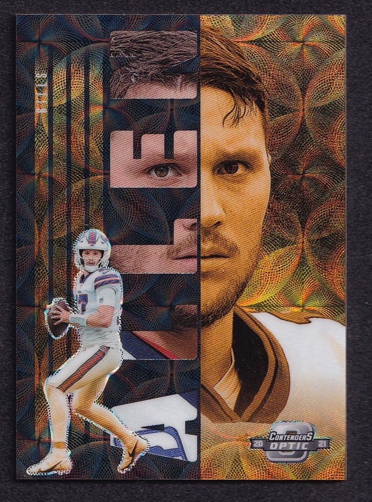 2021 Panini Contenders Optic Splitting Image Josh Allen Bills 21/25 *2