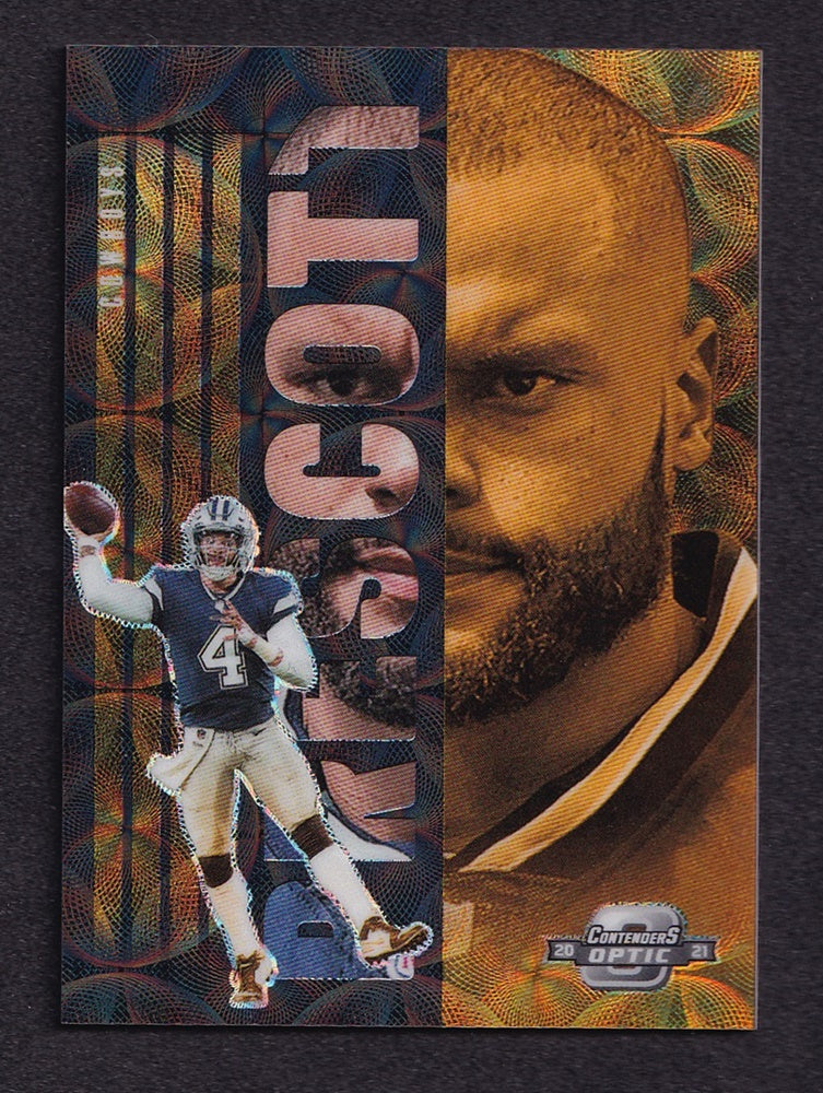 2021 Panini Contenders Optic Splitting Image Dak Prescott Cowboys 19/25 *2