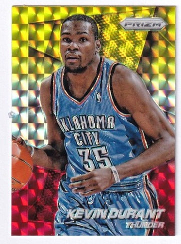 2014-15 Panini Prizm Red Yellow Kevin Durant Thunder #86