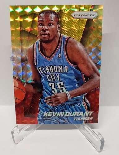 2014-15 Panini Prizm Red Yellow Kevin Durant Thunder #86