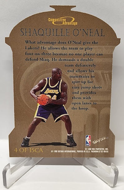 1998 Skybox Premium Competitive Advantage Shaquille O'Neal Lakers #4