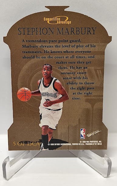 1998 Skybox Premium Competitive Advantage Stephon Marbury Minnesota #5 *2