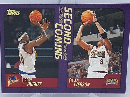 2000 Topps Second Coming Larry Hughes Allen Iverson #291