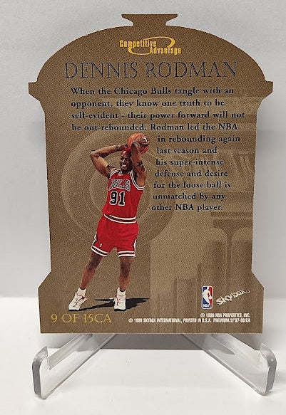 1998 Skybox Premium Competitive Advantage Dennis Rodman Bulls #9 *2