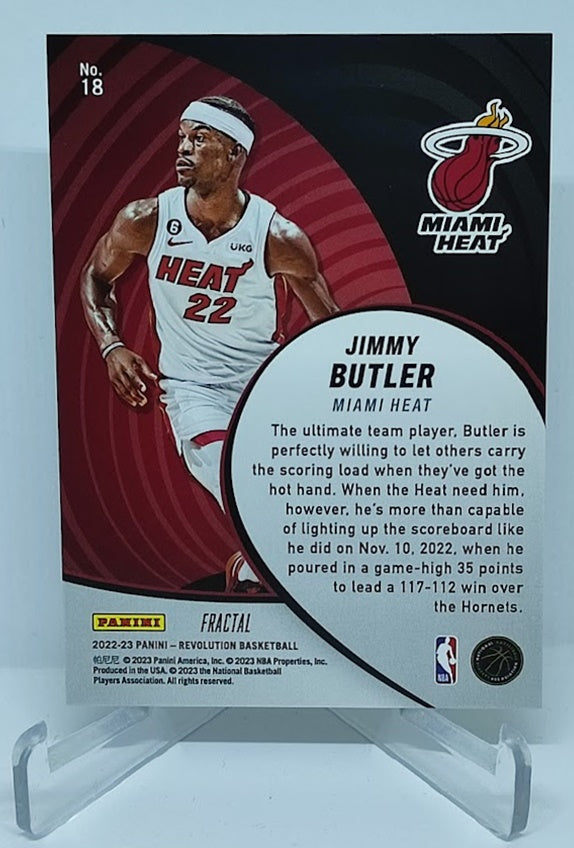 2022-23 Panini Revolution Fractal Jimmy Butler Miami #18