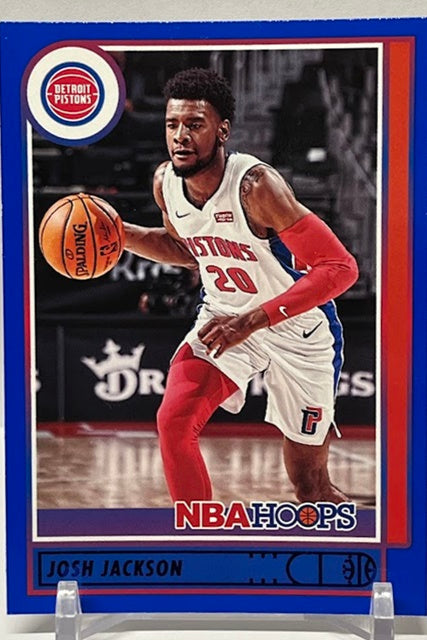 2021-22 Panini Hoops Blue Josh Jackson Pistons #185