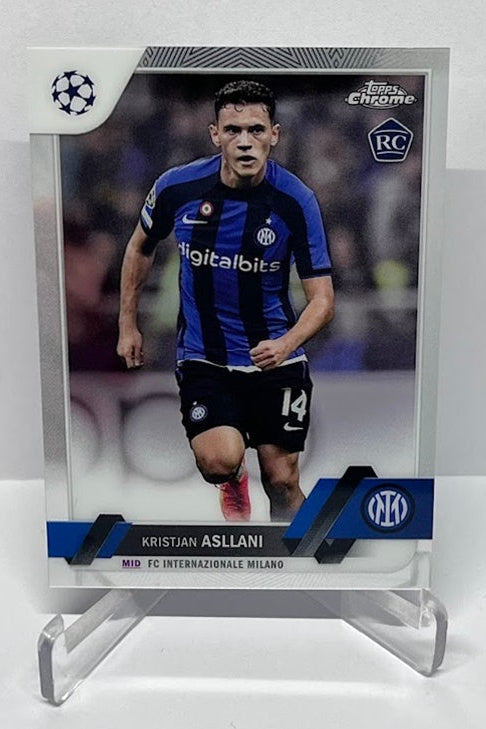 2022-23 Topps Chrome UEFA RC Kristjan Asllani Internazionale Milano #150