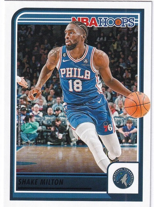 2023-24 Panini Hoops Shake Milton Minnesota #33