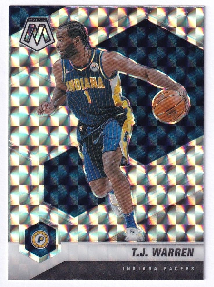 2020-21 Panini Mosaic Prizm TJ Warren Pacers #23