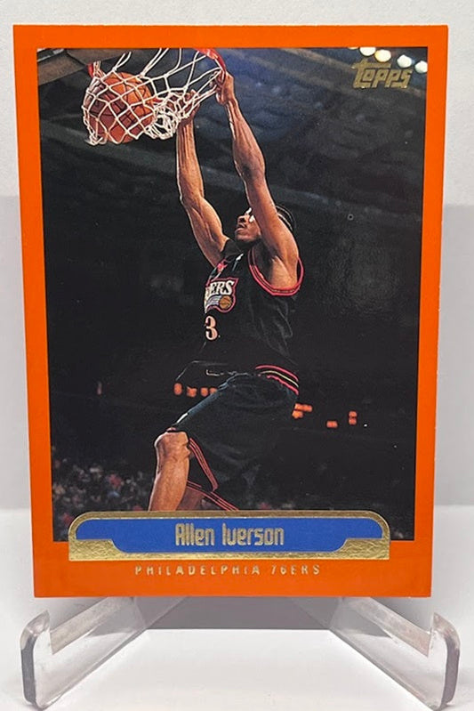 1999 Topps NBA Allen Iverson Philadelphia 76ers #66