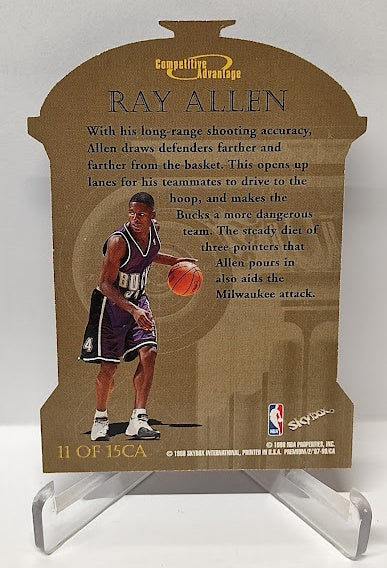 1998 Skybox Premium Competitive Advantage Ray Allen Milwaukee #11*2