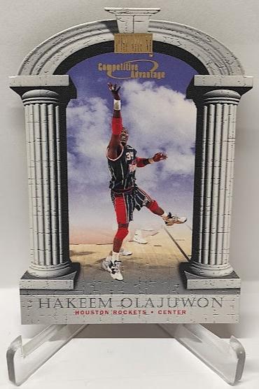 1998 Skybox Premium Competitive Advantage Hakeem Olajuwon Houston #14 *2