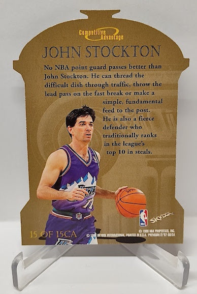 1998 Skybox Premium Competitive Advantage John Stockton Utah #15 *2