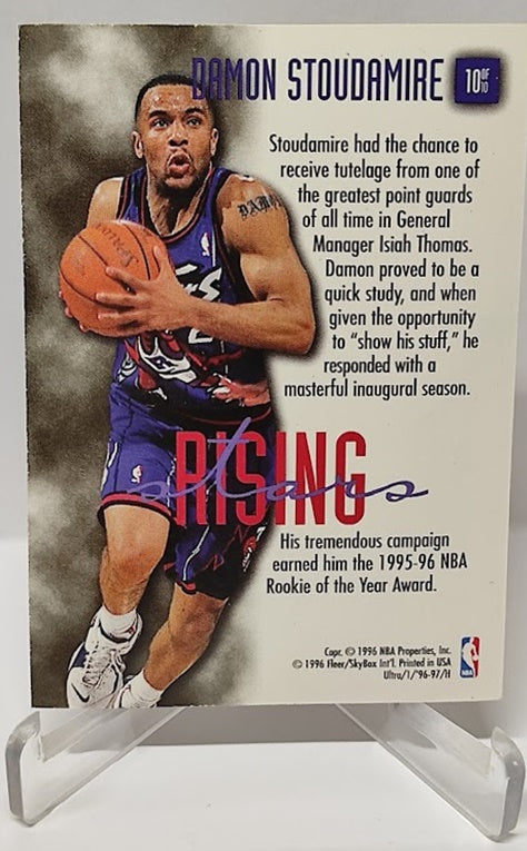 1996-97 Fleer Ultra Rising Stars Damon Stoudamire Raptors #10 *2