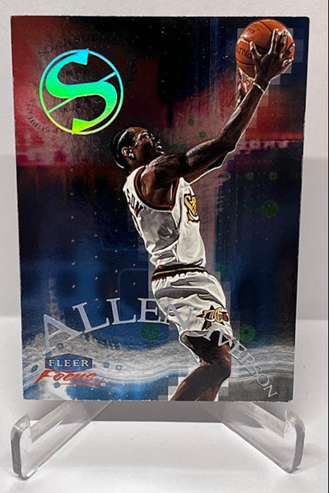 1999-00 Fleer Focus Soar Subjects Allen Iverson Philadelphia 76ers #1