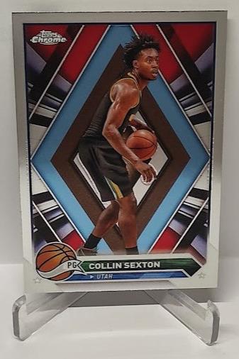 2024 Topps Chrome Collin Sexton Utah #90