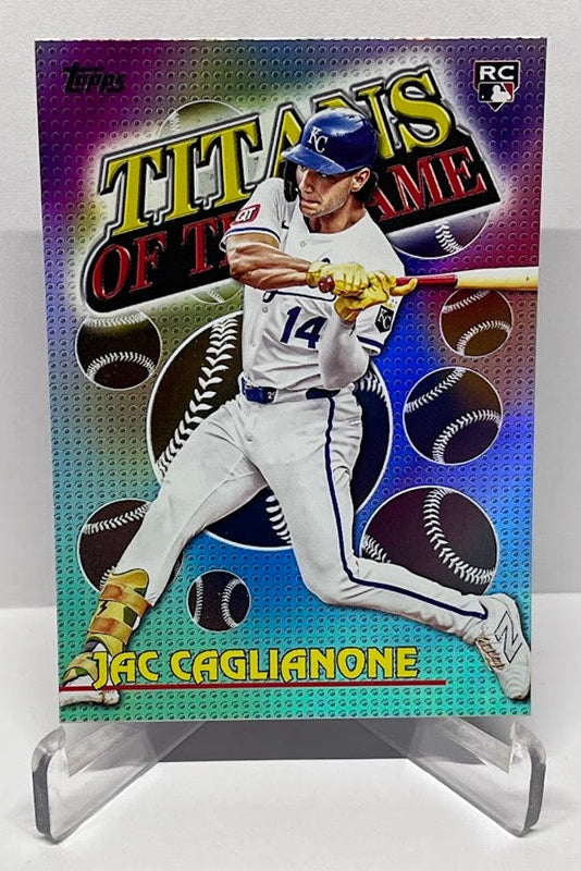 2026 Topps Series 1 Titans of the Game RC Jac Caglianone Kansas City #12